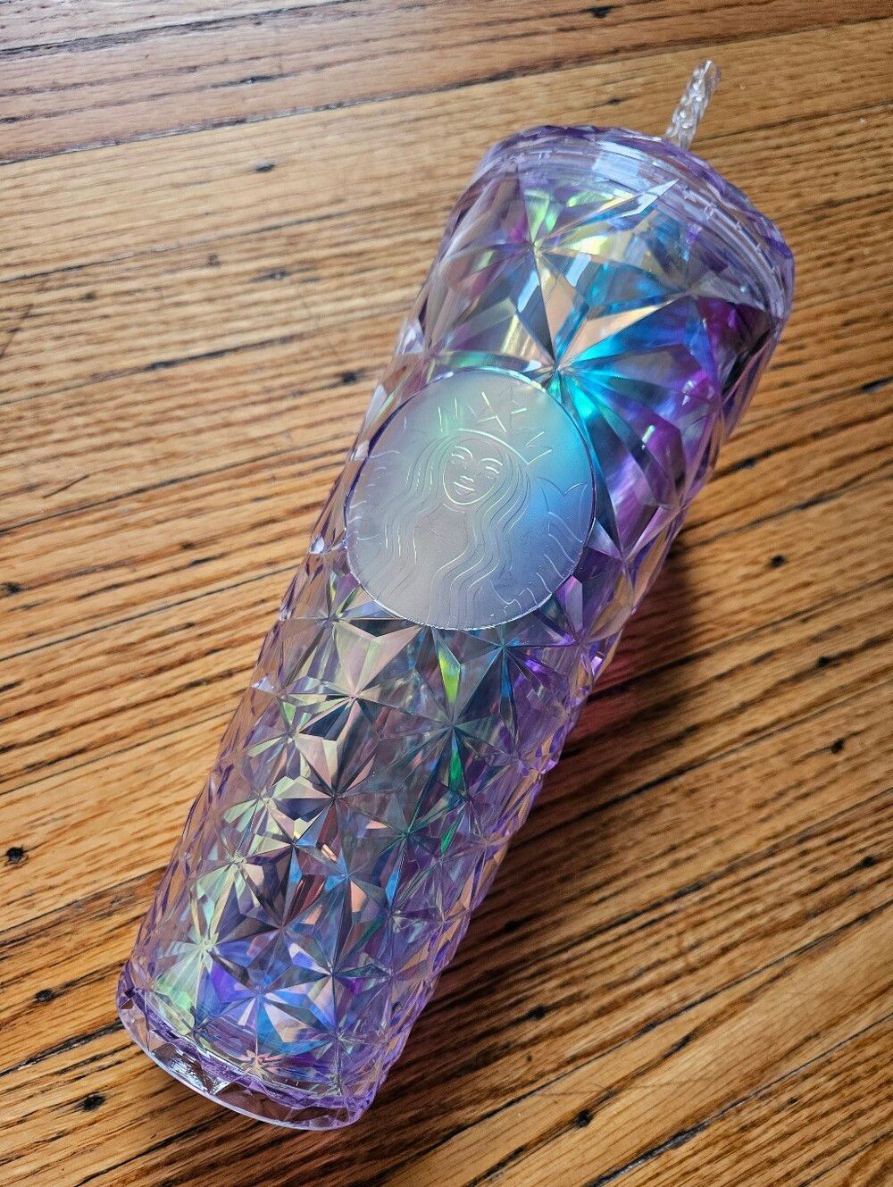 Starbucks 2023 Holiday Clear Diamond Prism Venti Tumbler